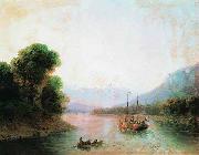 Ivan Aivazovsky The Rioni River in Georgia china oil painting artist